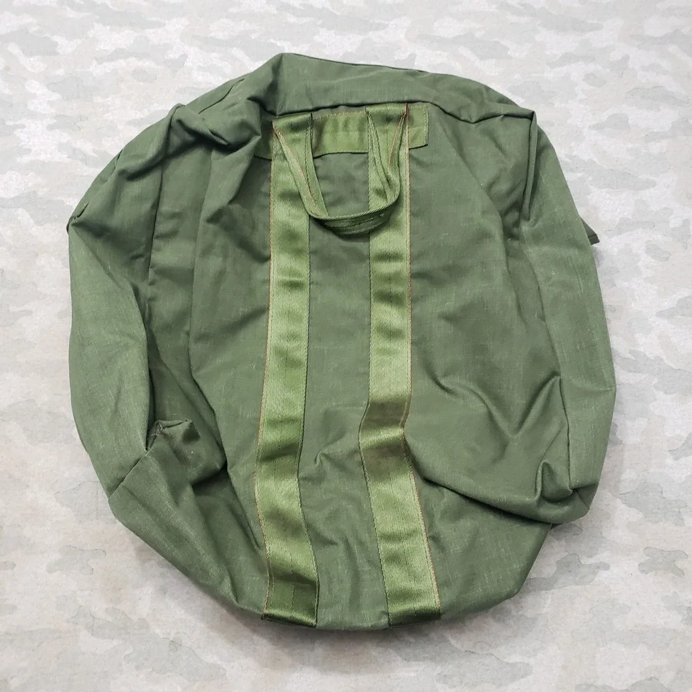 Vintage US Military Kit Bag Flyers Men Large Green Duffel